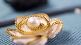 Cómo hacer broche con cremallera
