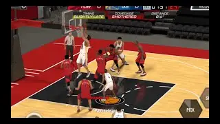 NBA 2K Mobile: Захватывающий матч | Карри забивает трёхочковый + победный бросок из-под кольца | ...