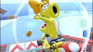 Mario Kart Tour: Combo Attack on RMX Vanilla Lake 1 Bonus Challenge Gameplay