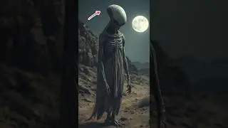 👽 В пустыне Невады замечено существо, похожее на инопланетянина 🌵 | #инопланетянин #тайна #жуткие...