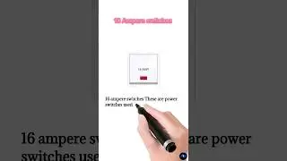 types of electrical switches and their uses#electrician #shortvideo