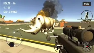 Wild Zoo Animals Hunting City | Android Gameplay #8