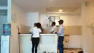 Kitchen Demolition #dubai#homesweethome