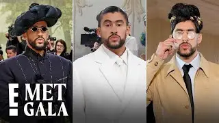 Met Gala 2025: Bad Bunny&rsquo;s Red Carpet Fashion | E! News