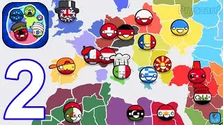 Country Balls: World War - Gameplay Walkthrough Part 2 Red Ball Army Commander (Android, iOS)