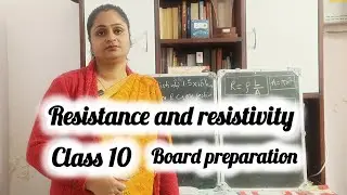 Resistance and resistivity (class 10) for board preparation ll Easy learning by 