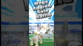 🩶🤍Mega Aggron 5* raid in Solo 🤍🩶