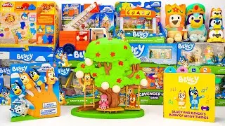 Bluey Toy Collection Unboxing Review 🐾 Bluey Tree Playset & Bluey Farmers Market Mini Playset
