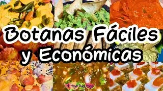 ⚽️🏀🏈BOTANAS F&Aacute;CILES Y ECON&Oacute;MICAS | Mi Hogar Dulce Hogar