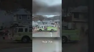 Shocking Fire Truck Spin Out Caught on Camera! Courtesy of ABC 7 Chicago