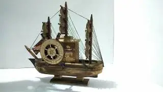 Wooden Boat With Built-in Music Made in Philippines