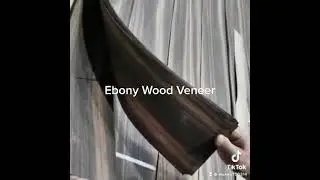 Hts Wood Veneer Ebony Wood Veneer