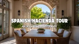 Spanish Hacienda-Inspired Minimalist Home | Airy & Elegant Design Tour