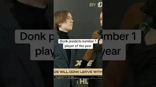 Donk predicts number1 player of the year #cs2 #interview #hltv #awards #donk #show #shorts #fyp