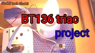 #How to make 220v bulb flasher using BT136 TRIAC @Shaktitechshakti