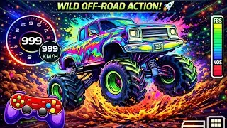 Monster Truck Mega Ramp Impossible Driver 🚛🔥 Extreme Android Gameplay@MonsterStuntZone