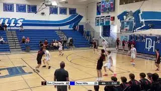 San Clemente Tritons vs Dana Hills H.S. Boys Basketball