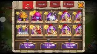 Castle Clash - My Smurf Accounts & Hero Rolls