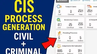 Civil & Criminal Process Generation in CIS | Complete Case Information System Guide.