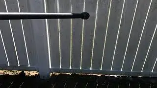 Softwashing Vinyl Fence