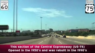 Dallas Texas US-75 South to I-30 West REMIX
