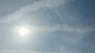 Sun dogs Halo MOON Rainbow sunset rare clouds #humor #happy #foryou #nature 