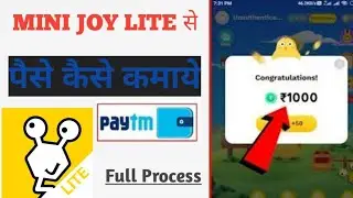 Mini joy lite se Paise Kaise kamaye how to earning money in mini joy lite 2020