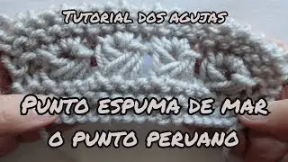 Aprende el [Punto espuma de mar] paso a paso