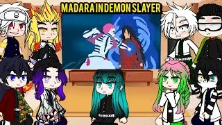 HASHIRAS REACT TO MADARA IN DEMON SLAYER❤️✨MADARA SAVE RENGOKU