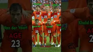 Netherlands Squad World Cup 2006 🔥 | Player Age in 2006 #shorts #netherlands #worldcup