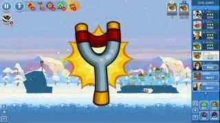 Angry Birds Friends Winter Tournament 2 week 30 level 4 power up 96,080 highscore