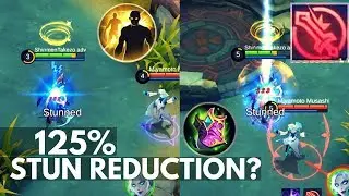 PASSIVES THAT REDUCE STUN OR CC DURATION COMBINED | Mobile Legends