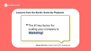 SUNMICO - The Nordic Scale-Up Playbook