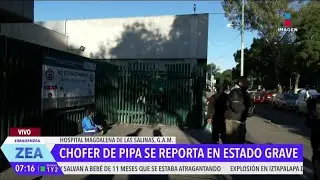 Chofer que operaba la pipa que explot&oacute; se encuentra en estado grave | Noticias con Francisco Zea