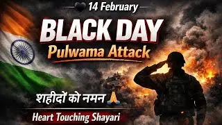 Black Day Par Shayari | 14 february black day | pulwama attack shayari | black day shayari