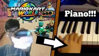 Mario Kart World while playing piano🎹🏎️ (GER/ENG)
