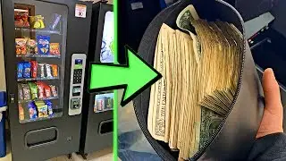 Сбор денег с нашего торгового автомата (6 автоматов)
