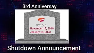 🔴 LIVE #JMGGaming  Stadia Shutdown Announcement and Medium Announcement (and Birthday)