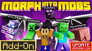 Minecraft Bedrock Add On Showcase: Morph Add-On #minecraft