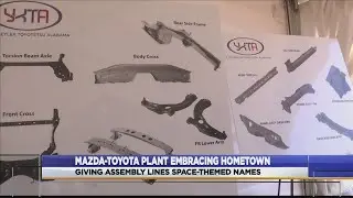 Mazda-Toyota gives Huntsville assembly lines space-themed names