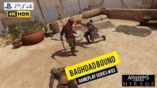 ASSASINS CREED MIRAGE , BAGHDAD QUEST ,LOCATE THE BUREAU ,FIND BESHI , Walkthrough Gameplay ,#uhd
