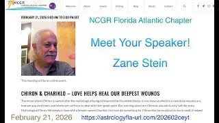 Zane Stein - Video for the Workshop - Meet Your Speaker Series