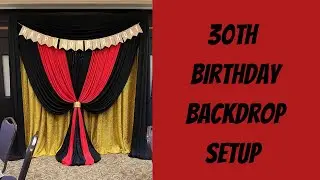 Let's Decorate: Double Layer Backdrop Setup