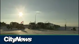 Another convoy headed to Coutts
