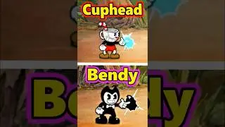 Cuphead Vs Bendy - All Animations Full Comparison Showcase // #shorts #cuphead
