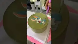 #cake #cake decorating #picture cake #rabbit cake #nature #baking #poetry #cakeshorts #trending