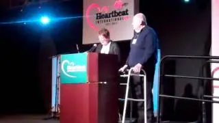 Anne and Jimmy Receive  Heartbeat International Legacy Award