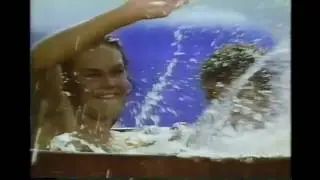 Labatt's Blue Beer TV Commercial 1984 Hot Air Balloon - Very tight water hot tub