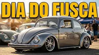 Cen&aacute;rio bonito no dia Nacional do Fusca.