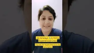 Jet Airways is hiring Experienced Cabin Crew!Jet Airways Cabin Crew Ex-Jet Airways staff #shorts